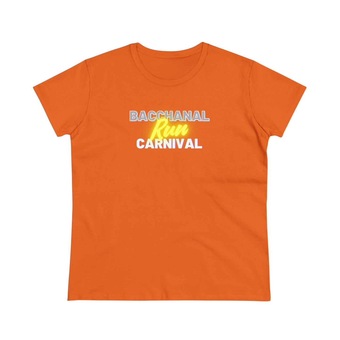 BACCHANAL RUN CARNIVAL Women's Cotton Tee