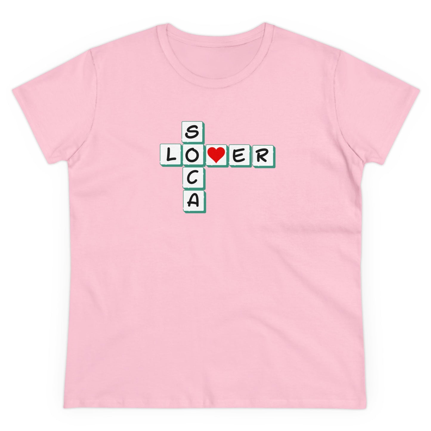 SOCA LOVER CROSSWORDS Women's Cotton Tee