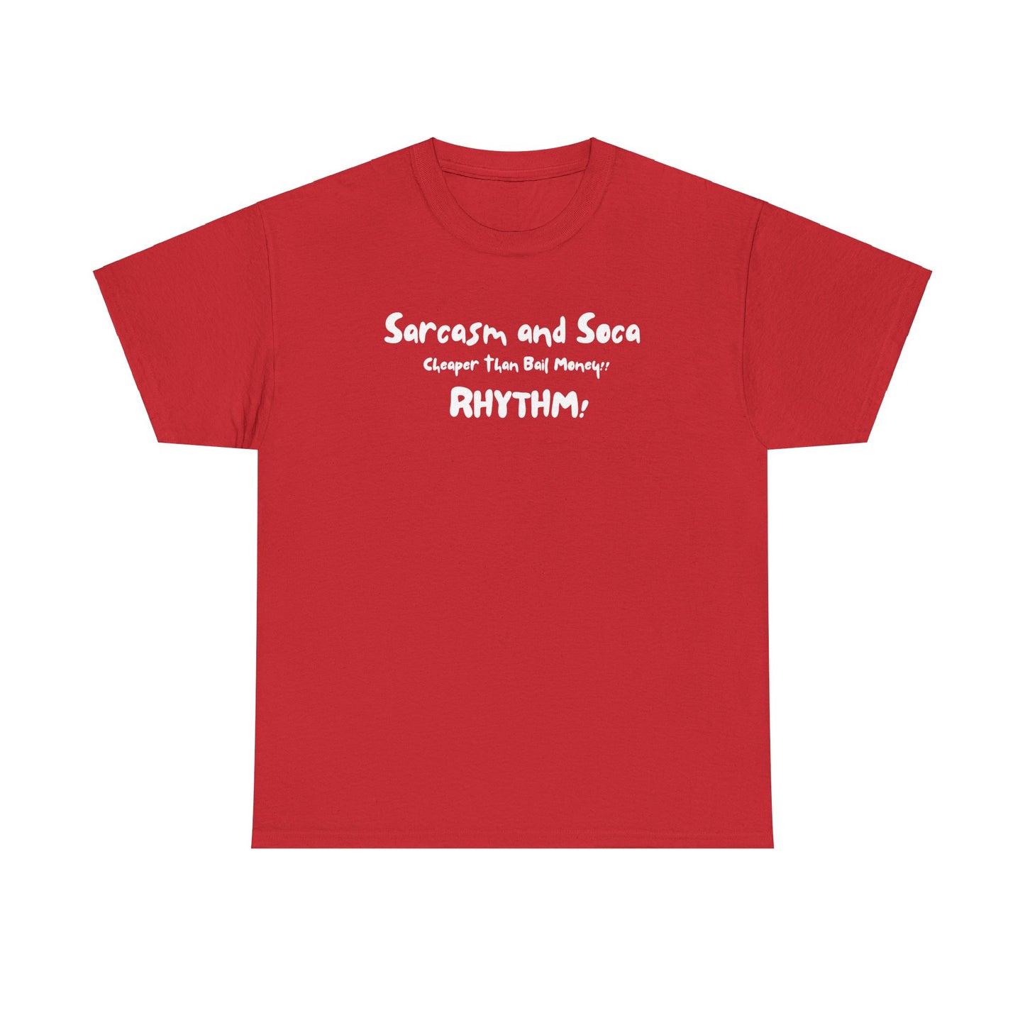 SARCASM AND SOCA Unisex Cotton Tee