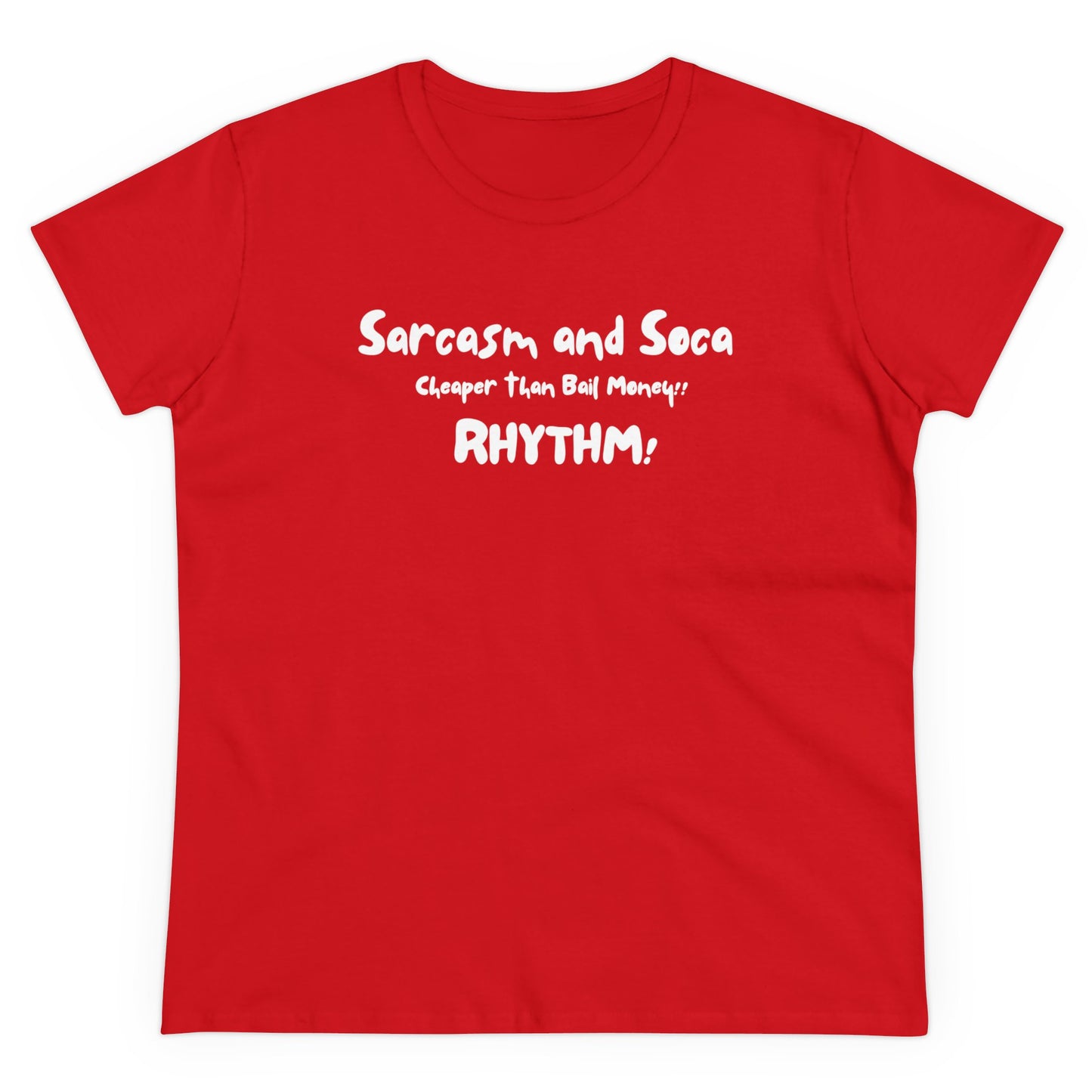 SACRASM AND SOCA Women's Cotton Tee