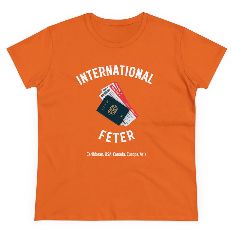 INTERNATIONAL FETER PASSPORT Women's Cotton Tee