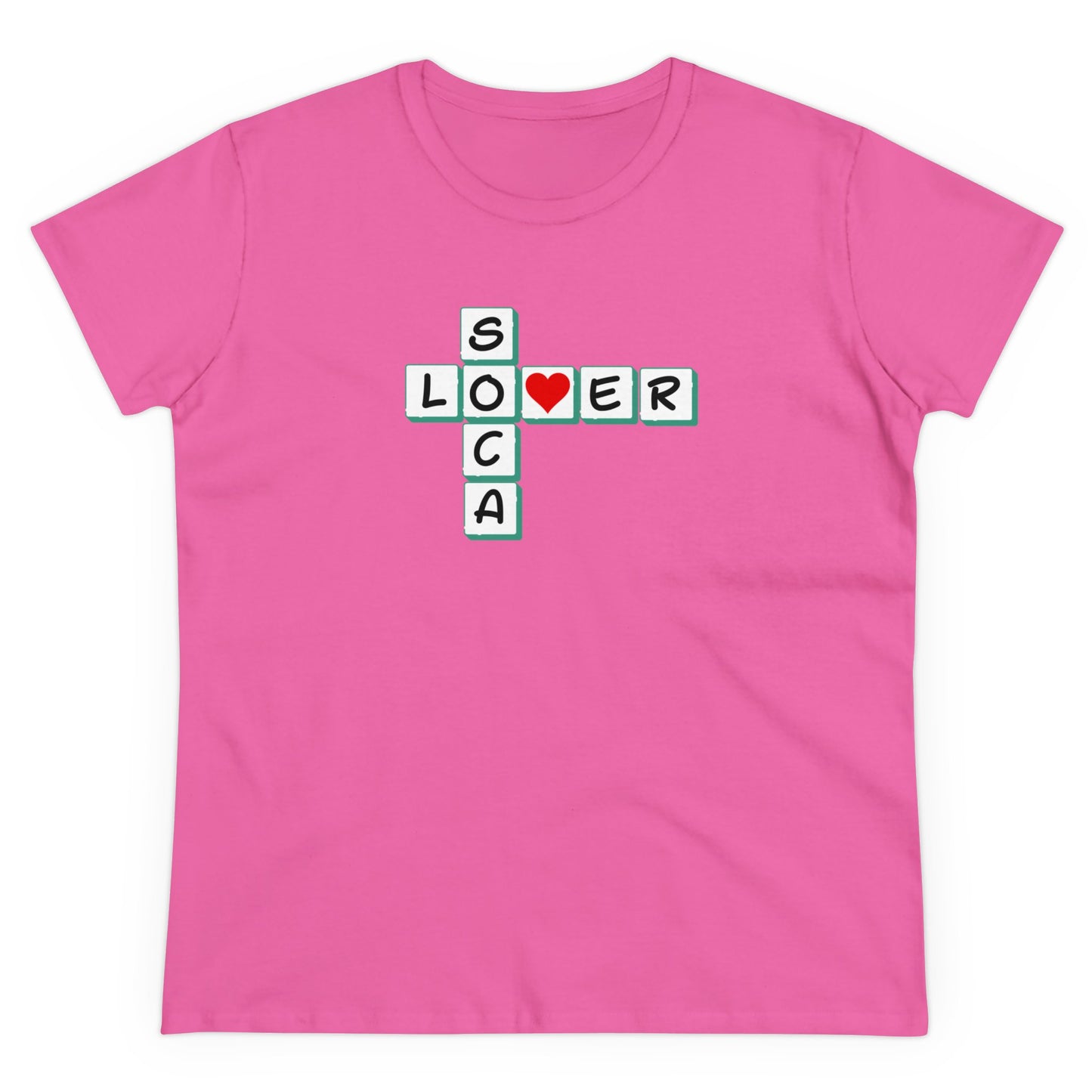 SOCA LOVER CROSSWORDS Women's Cotton Tee