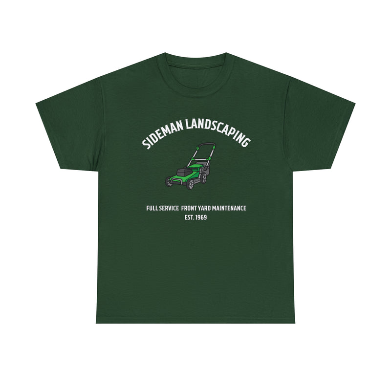 SIDEMAN LANDSCAPING Unisex Cotton Tee