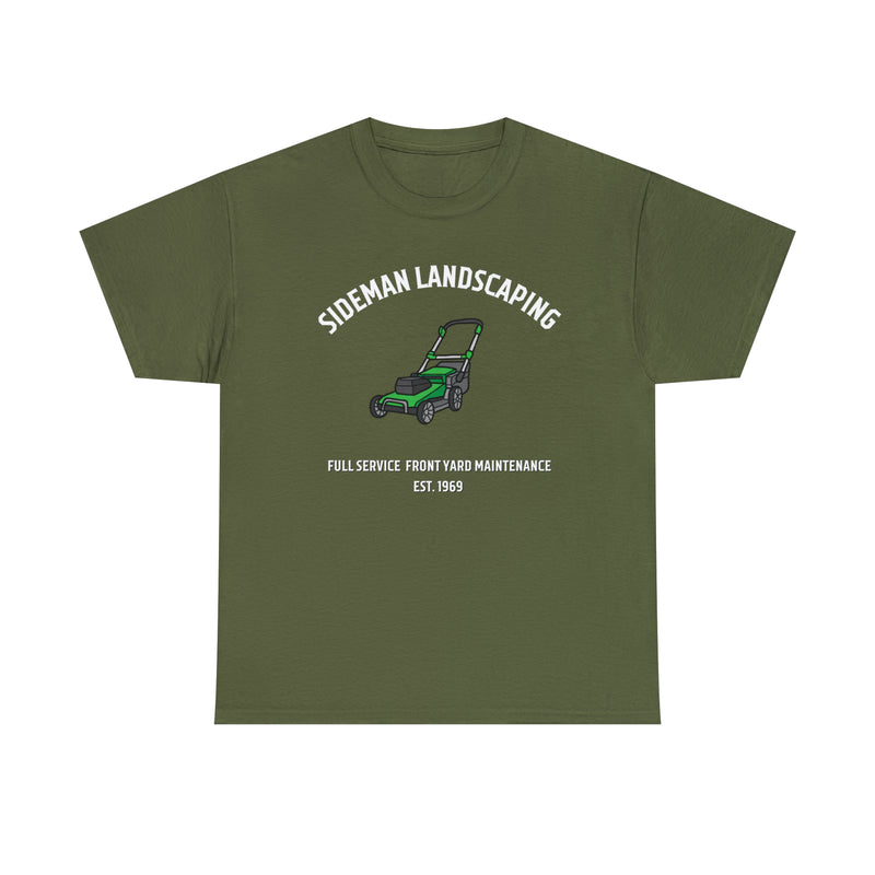 SIDEMAN LANDSCAPING Unisex Cotton Tee