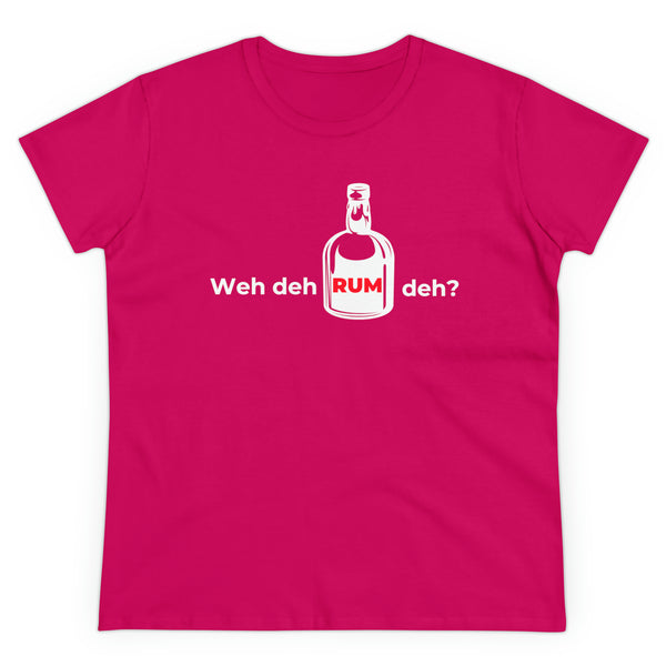 WEH DEH RUM DEH Women's Cotton Tee