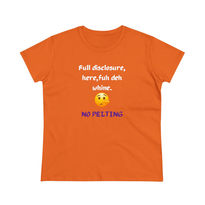 FULL DISCLOSURE Women's Cotton Tee