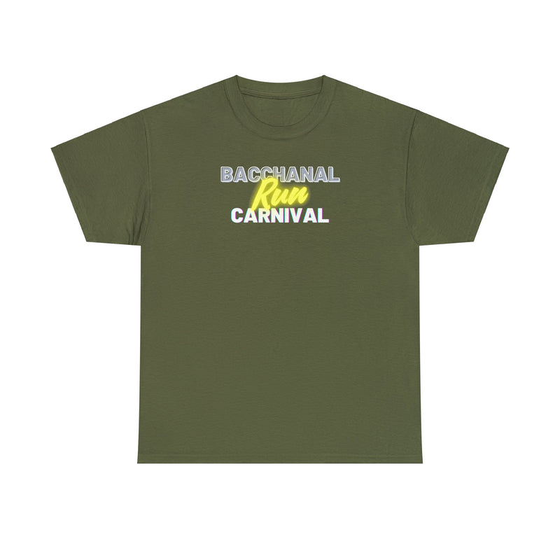 BACCHANAL RUN CARNIVAL Unisex Cotton Tee