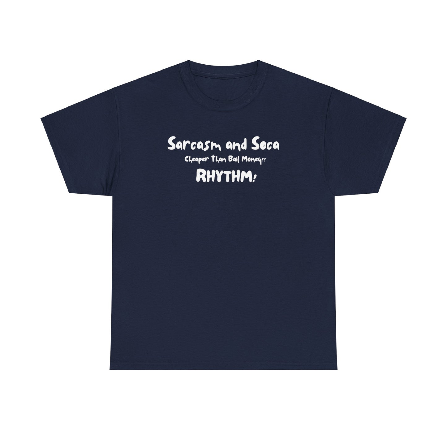 SARCASM AND SOCA Unisex Cotton Tee