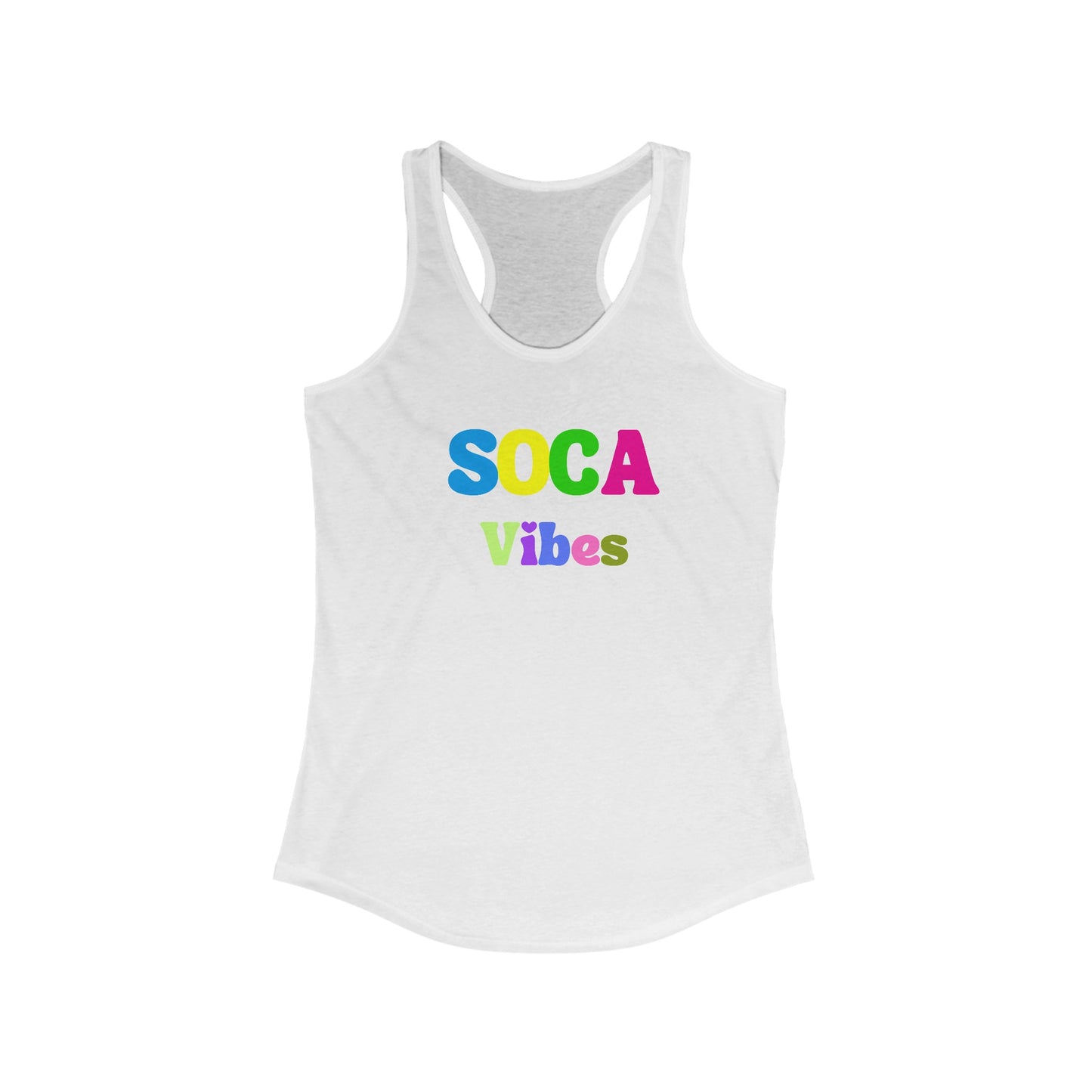 SOCA VIBES Women's Racerback Tank