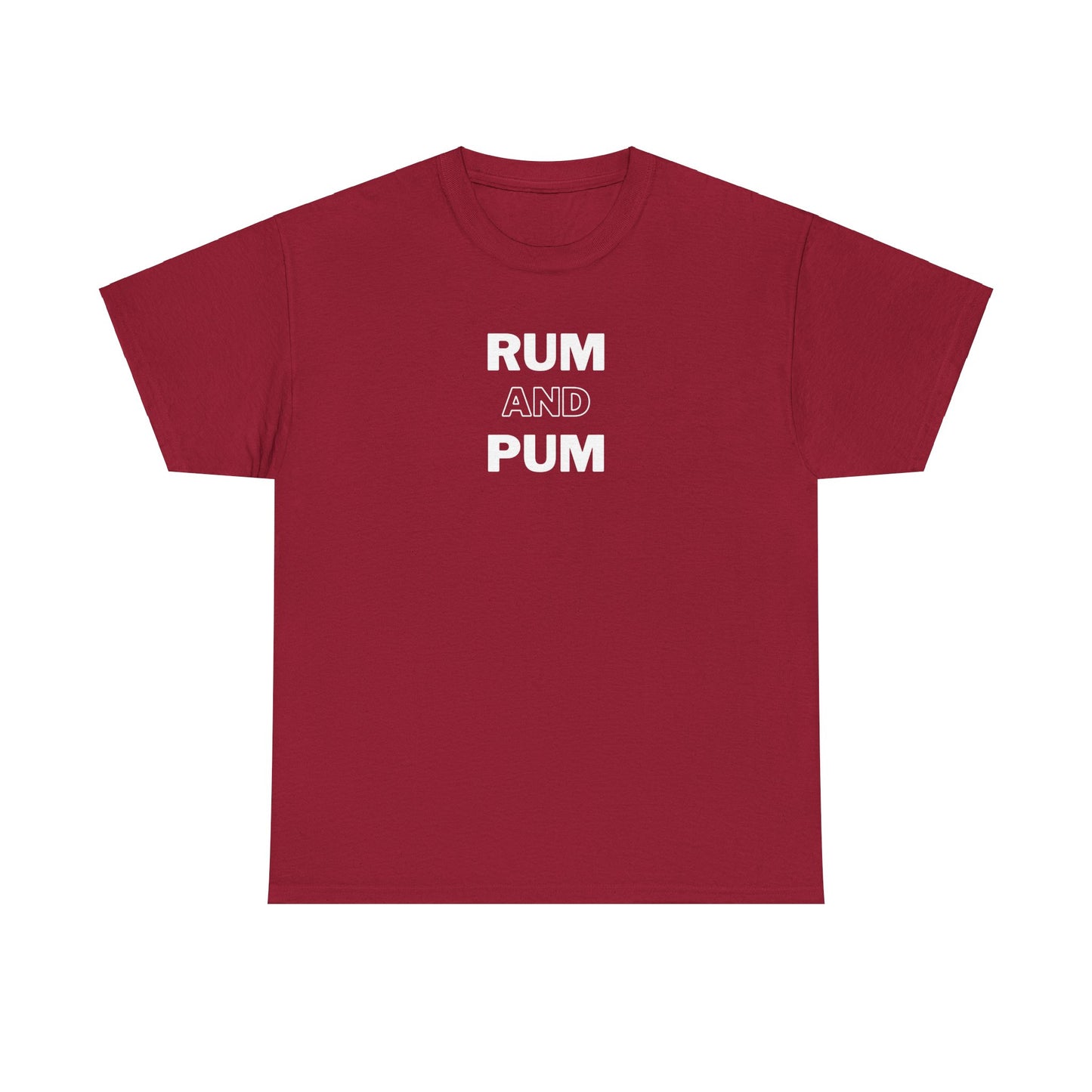 RUM AND PUM Unisex Cotton Tee
