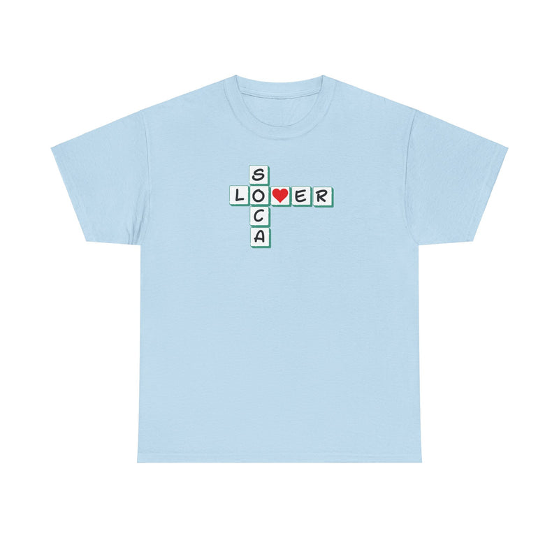 SOCA LOVER CROSSWORD Unisex Cotton Tee