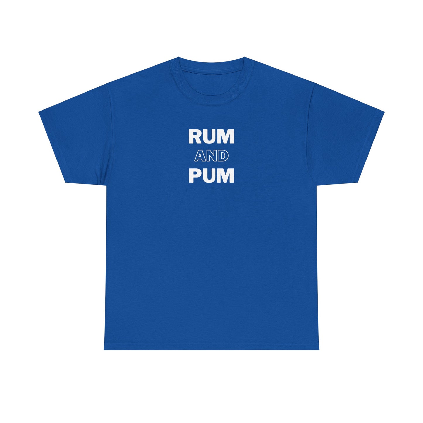 RUM AND PUM Unisex Cotton Tee