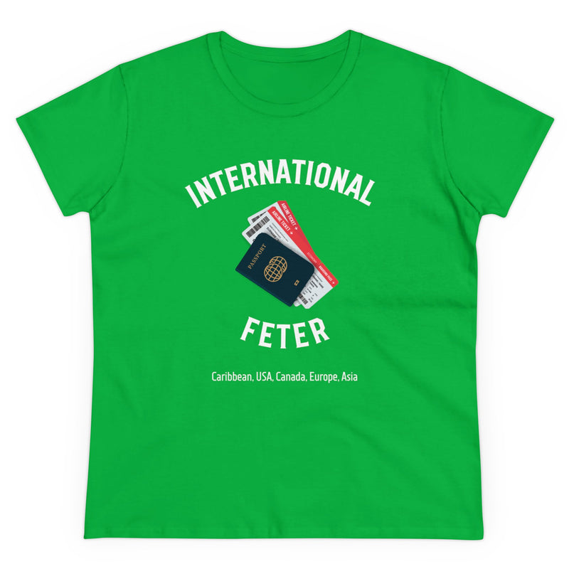 INTERNATIONAL FETER PASSPORT Women's Cotton Tee