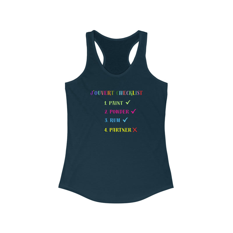 J'OUVERT CHECKLIST Women's Tank