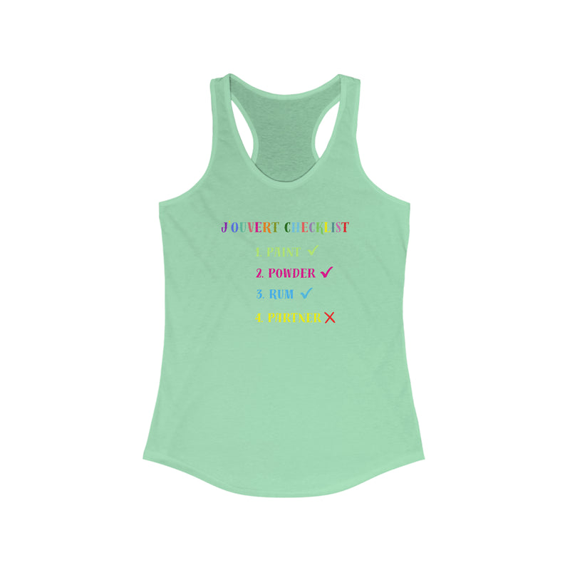 J'OUVERT CHECKLIST Women's Tank