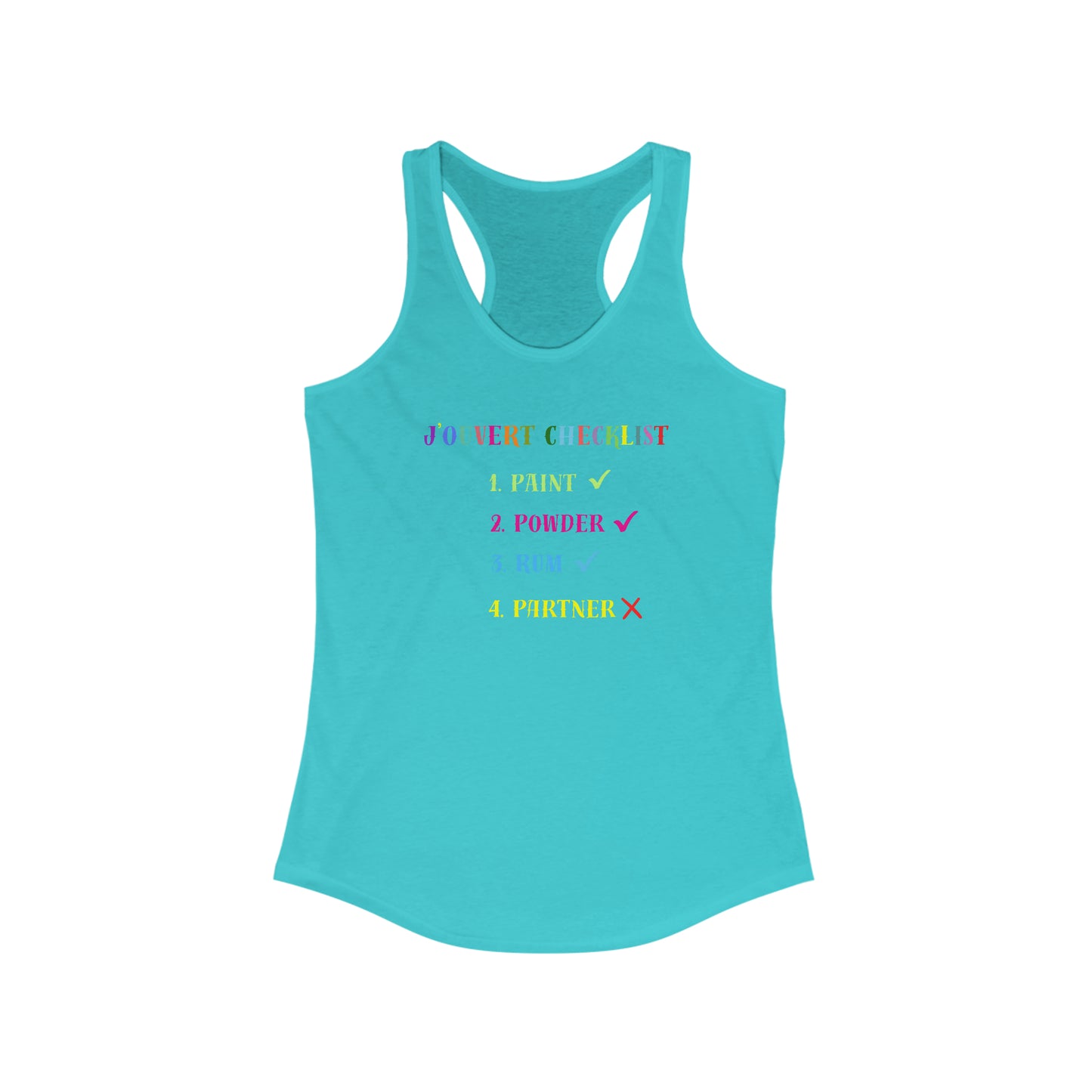 J'OUVERT CHECKLIST Women's Tank