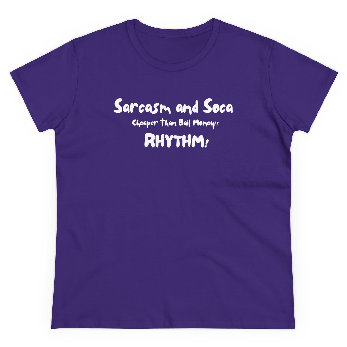 SACRASM AND SOCA Women's Cotton Tee
