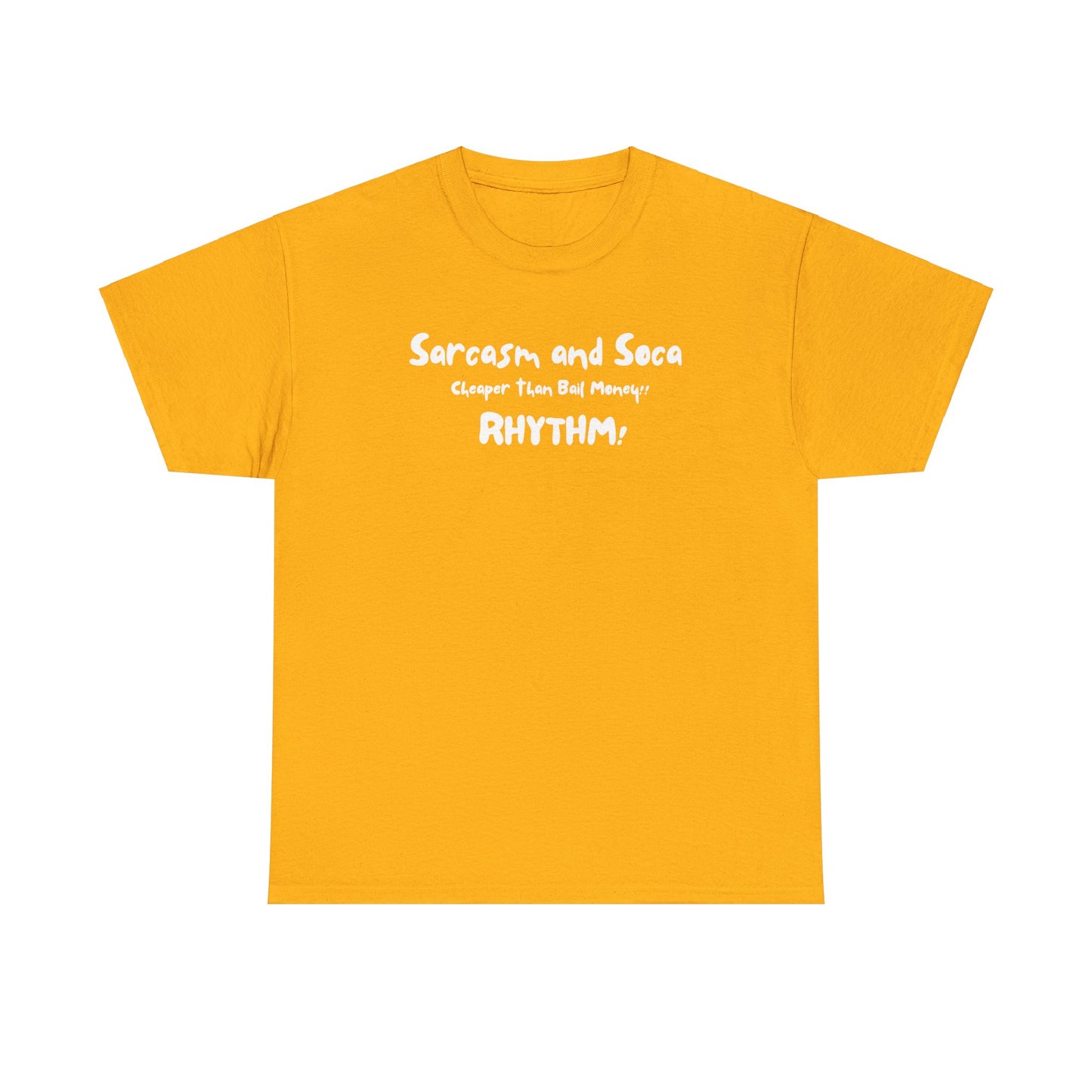 SARCASM AND SOCA Unisex Cotton Tee