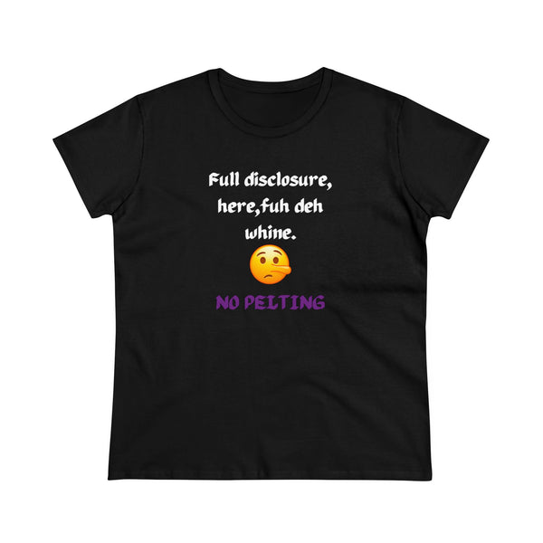 FULL DISCLOSURE Women's Cotton Tee