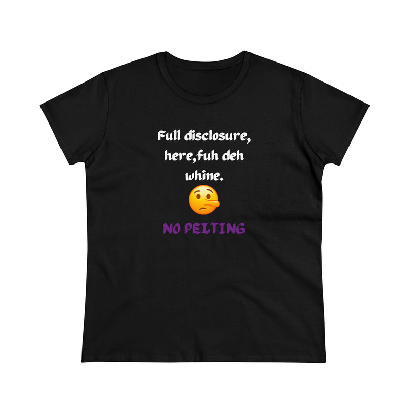 FULL DISCLOSURE Women's Cotton Tee