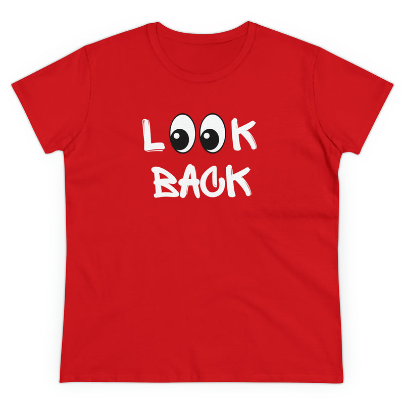 LOOK BACK Women's Cotton Tee