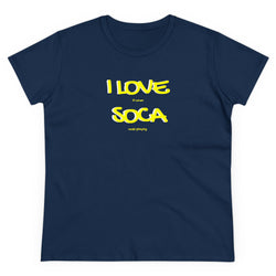 I LOVE SOCA Women's Cotton Tee