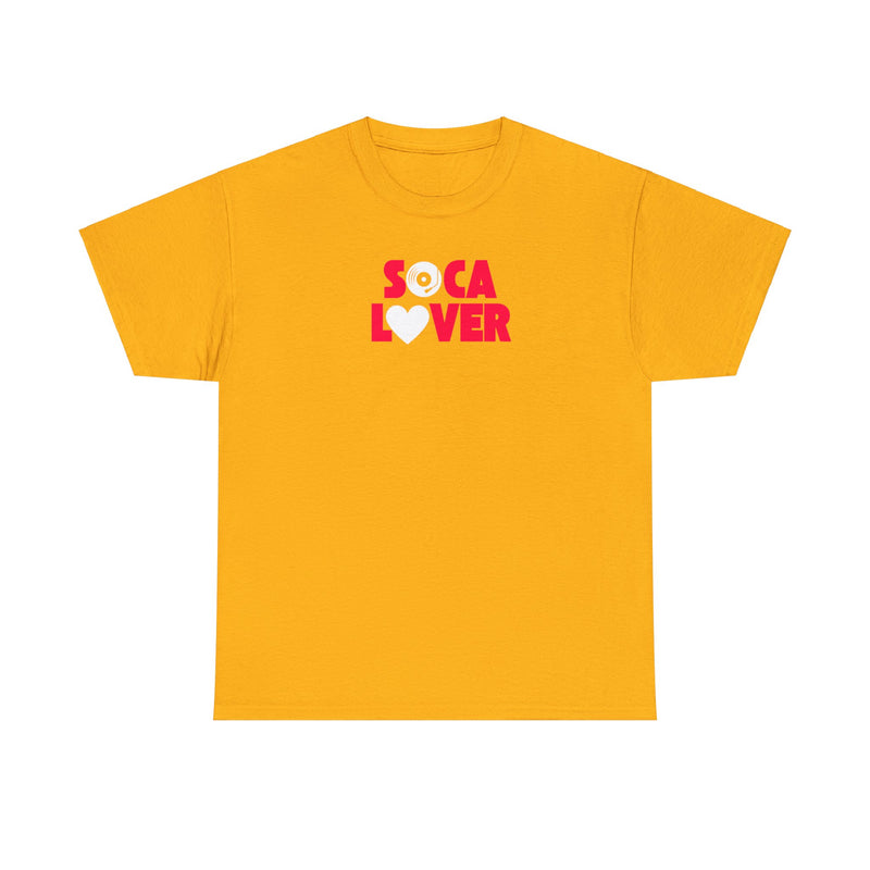 SOCA LOVER RECORD Unisex Cotton Tee