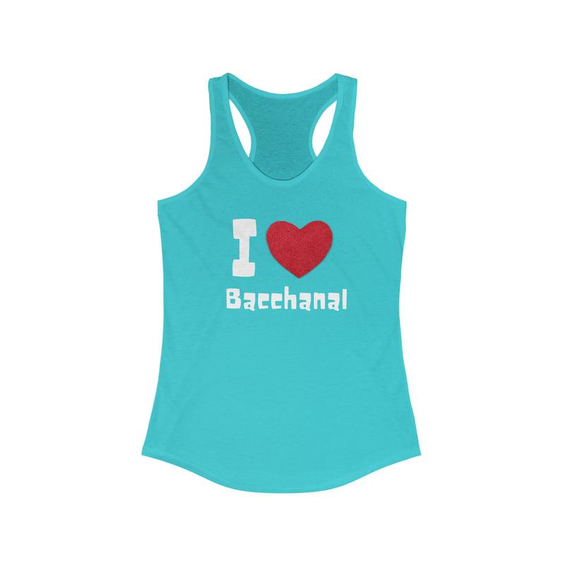 I LOVE BACCHANAL Women's Tank