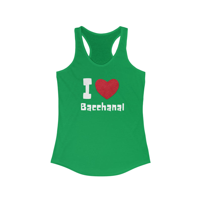 I LOVE BACCHANAL Women's Tank