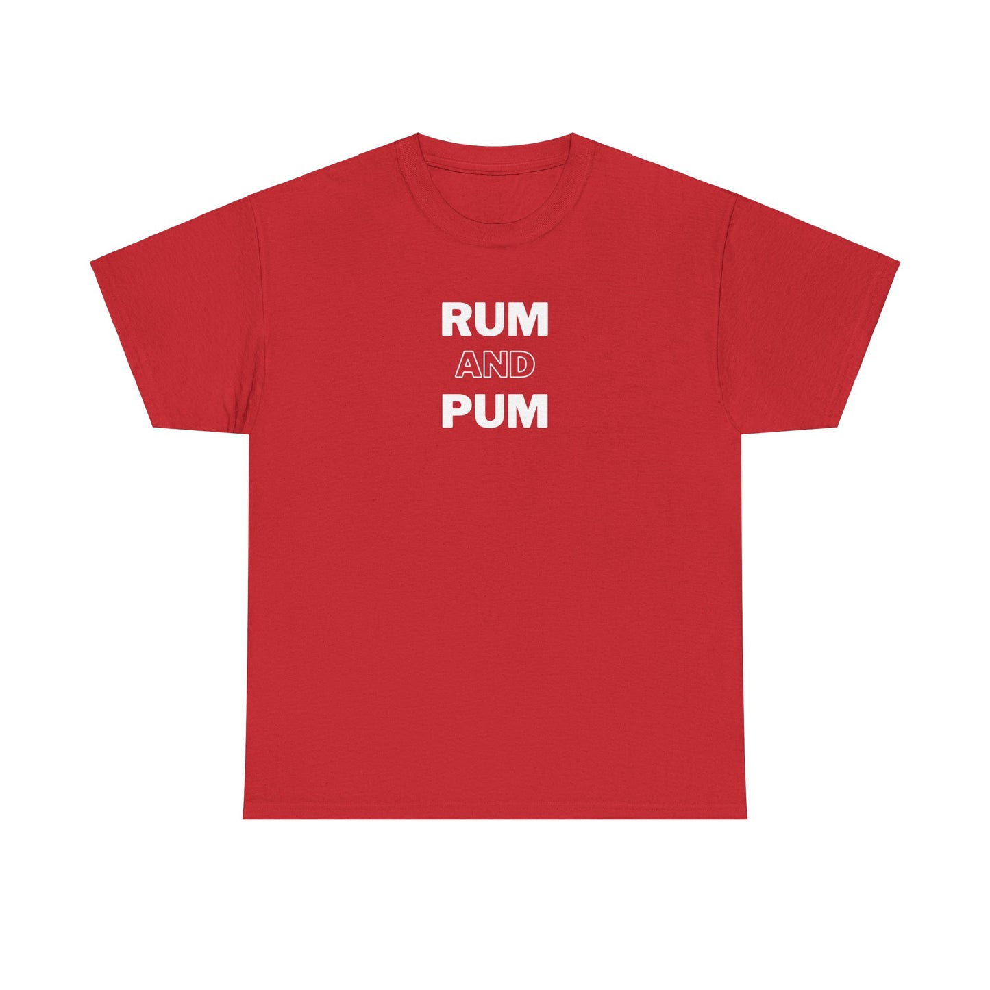 RUM AND PUM Unisex Cotton Tee