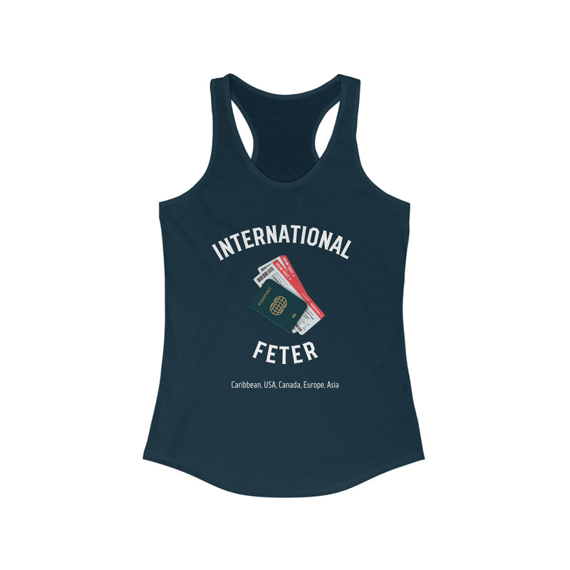 INTERNATIONAL FETER PASSPORT Women's Racerback Tank