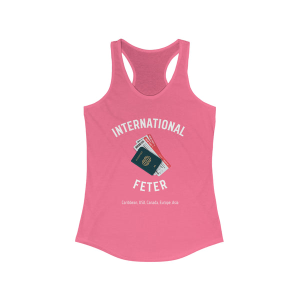 INTERNATIONAL FETER PASSPORT Women's Racerback Tank