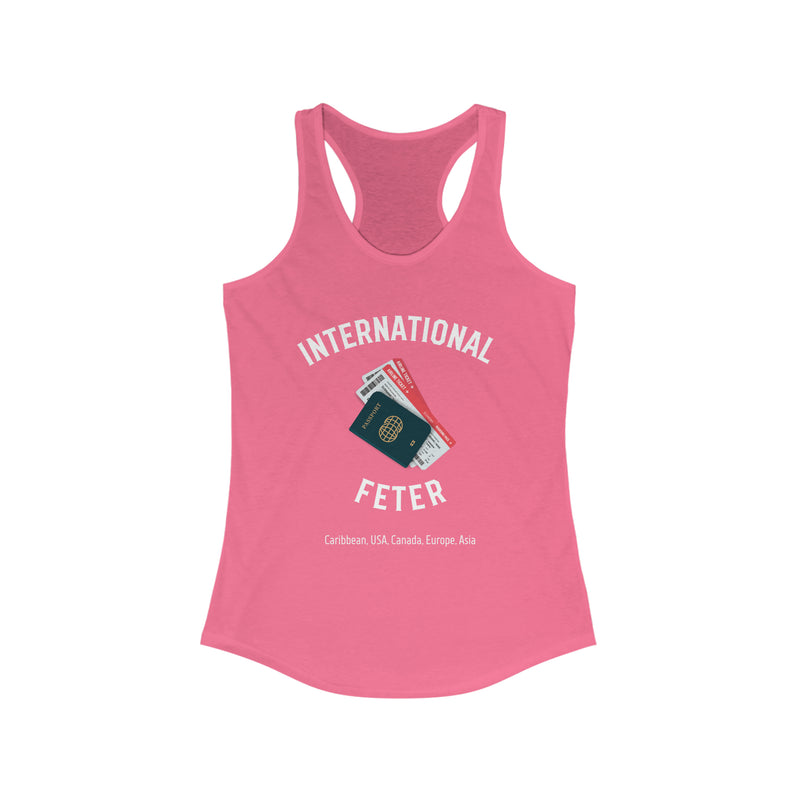 INTERNATIONAL FETER PASSPORT Women's Racerback Tank