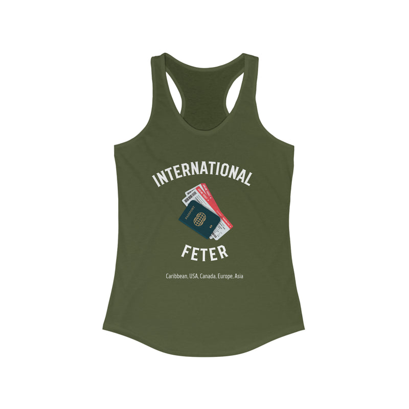 INTERNATIONAL FETER PASSPORT Women's Racerback Tank