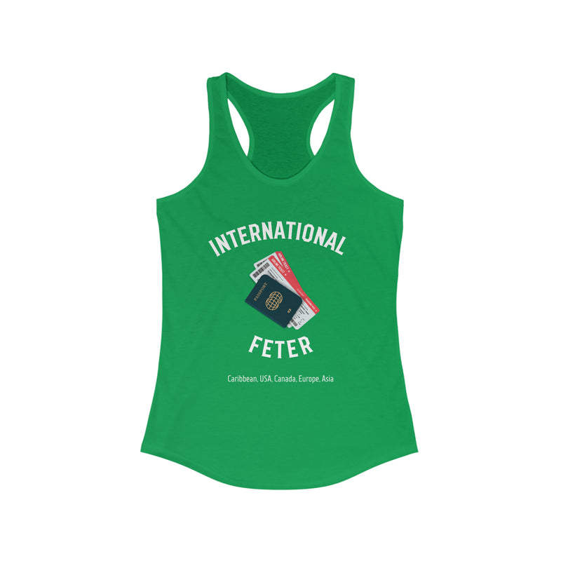 INTERNATIONAL FETER PASSPORT Women's Racerback Tank