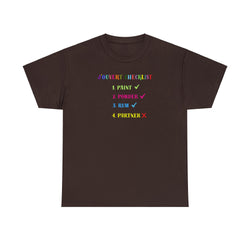 J'OUVERT CHECKLIST Unisex Cotton Tee