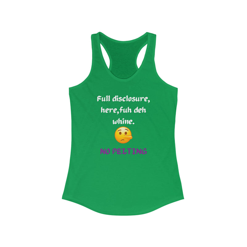 FULL DISCLOSURE Women's Tank