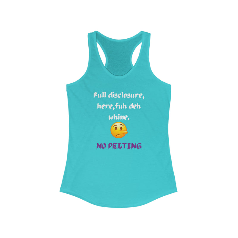 FULL DISCLOSURE Women's Tank