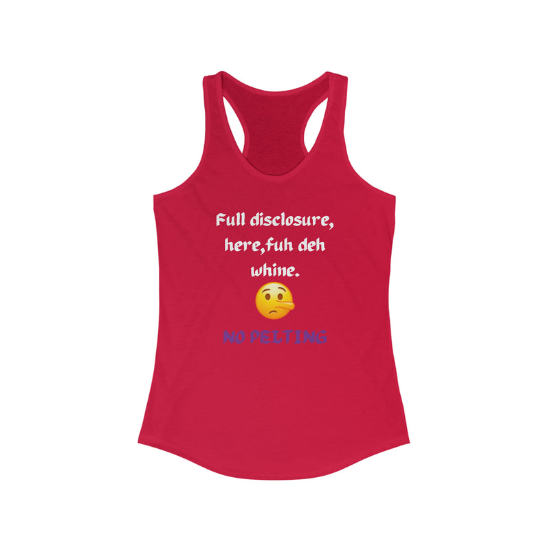 FULL DISCLOSURE Women's Tank