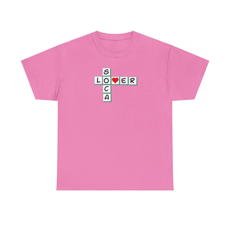 SOCA LOVER CROSSWORD Unisex Cotton Tee