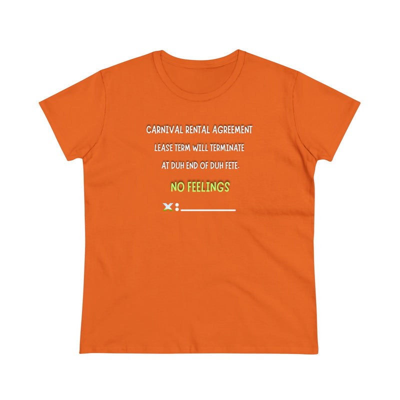 CARNIVAL RENTAL AGREEMENT Women's Cotton Tee