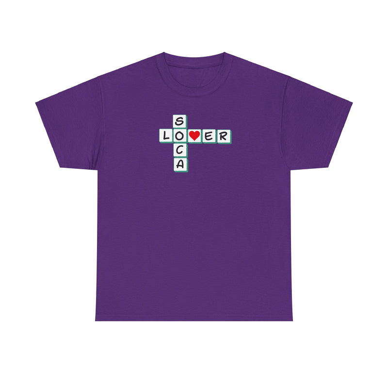 SOCA LOVER CROSSWORD Unisex Cotton Tee