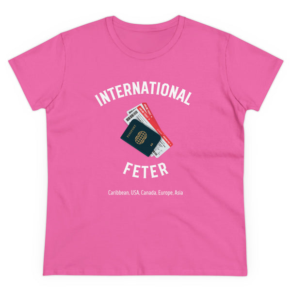 INTERNATIONAL FETER PASSPORT Women's Cotton Tee