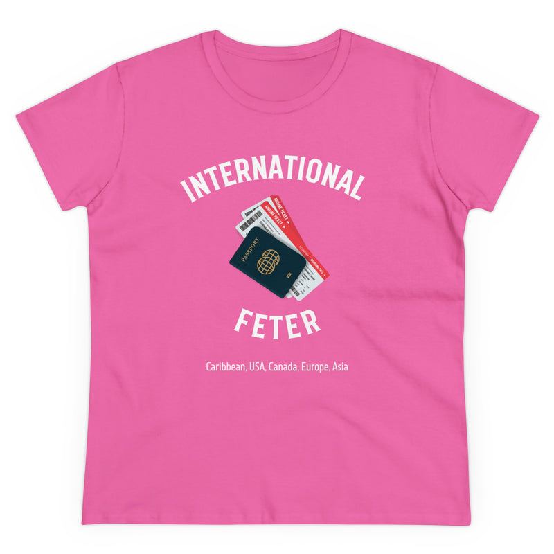 INTERNATIONAL FETER PASSPORT Women's Cotton Tee