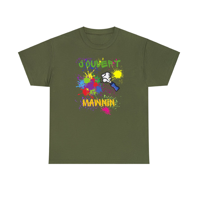 J'OUVERT MAWNIN Unisex Cotton Tee