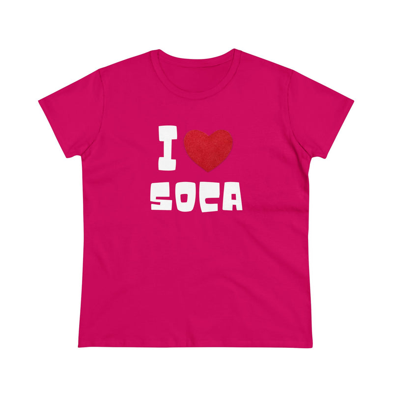 I LOVE SOCA Women's Cotton Tee