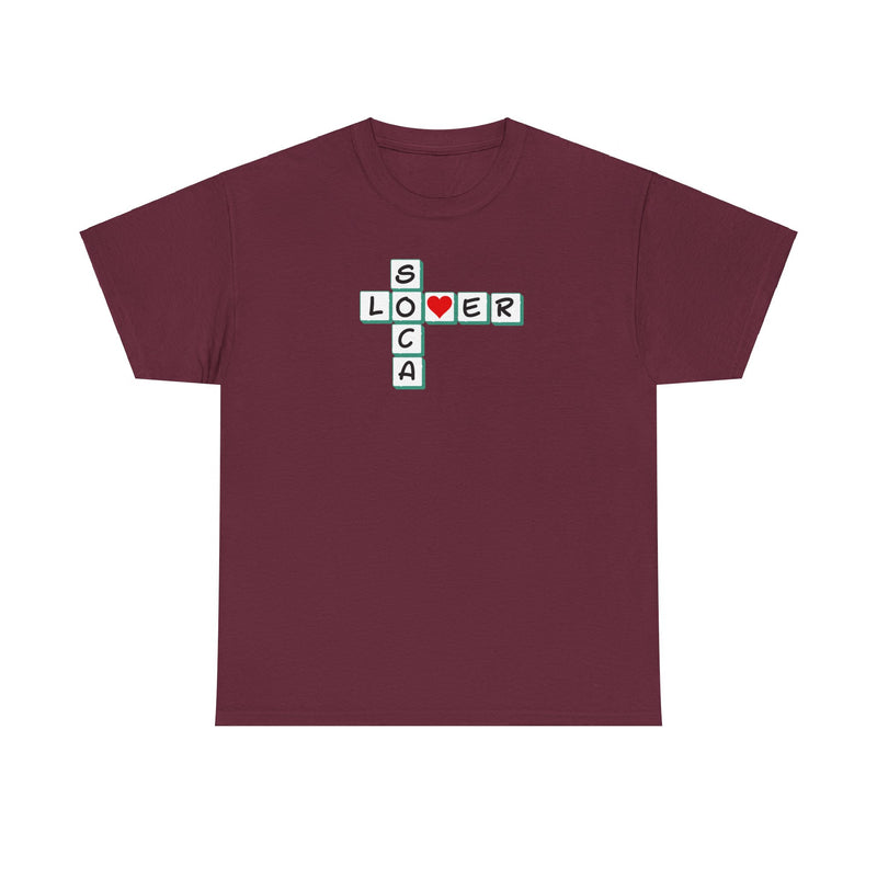 SOCA LOVER CROSSWORD Unisex Cotton Tee