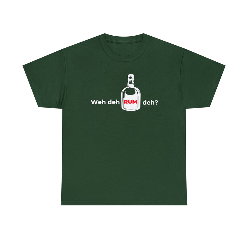 WEH DEH RUM DEH Unisex Cotton Tee