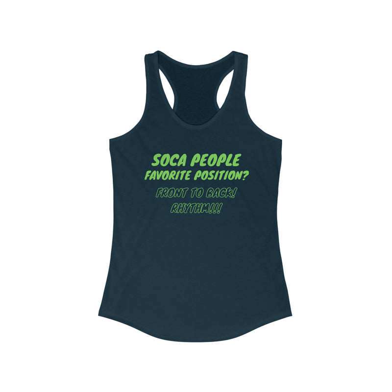 SOCA PEOPLE FAVORITE POSITION Women's tank