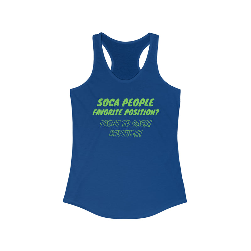 SOCA PEOPLE FAVORITE POSITION Women's tank